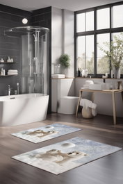 Mijölnir Juego de alfombrillas de baño CT-5137 Multicolor